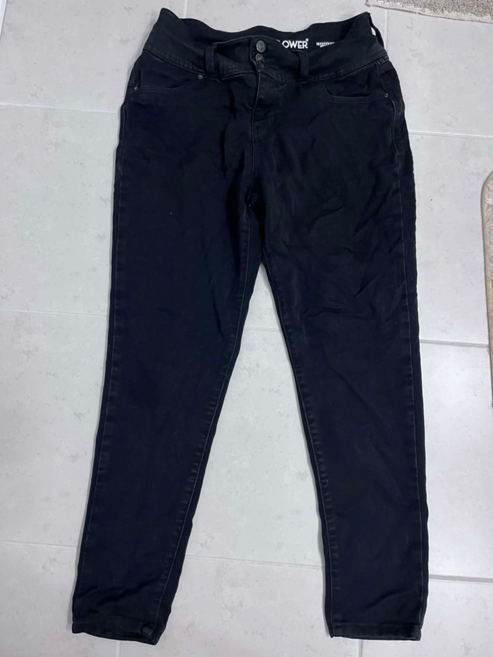 Wallflower Black Skinny Jeans — Stretch Fit